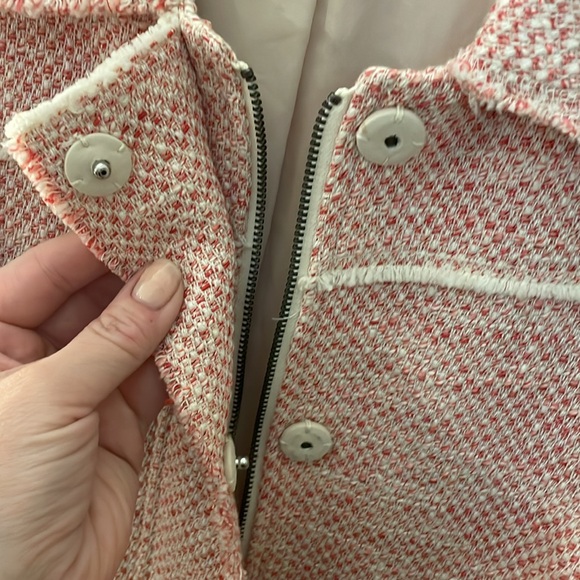 Fantastic Pink Tweed J Jill Blazer - Picture 5 of 7